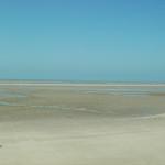 Week-end à Fort-Mahon (Picardie). La plage de Fort-Mahon à marée basse.