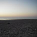 Week-end à Fort-Mahon (Picardie). La plage de Quend le soir.