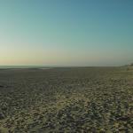 Week-end à Fort-Mahon (Picardie). La plage de Quend le soir.