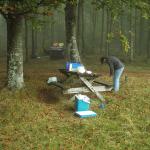 Bivouac près du refuge du Breuil dans le Parc du Morvan