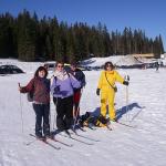 Ski de fond dans le Jura en février 2008 - Autour de la Gèque (photo Claude Deprun)