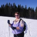 Ski de fond dans le Jura en février 2008 - Autour de la Gèque (photo Claude Deprun)