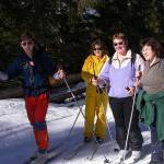 Ski de fond dans le Jura en février 2008 - Autour de la Gèque (photo Claude Deprun)