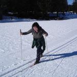 Ski de fond dans le Jura en février 2008 - Autour de la Gèque (photo Muriel Renou)