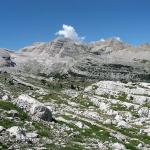 Dolomites - Tofane - De l\'abri Della Chiesa à l\'abri Della Pace par l\'alta via Fanis