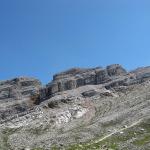 Dolomites - Tofane - De l\'abri Della Chiesa à l\'abri Della Pace par l\'alta via Fanis