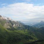 Dolomites - Bech da Mesdi, lac de Fedaia - Du col de Pordoi à l\'abri Bontadini
