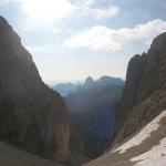Dolomites - Pale di San Martino - De l\'abri Brunner à l\'abri Fiamme Gialle