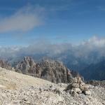 Dolomites - Pale di San Martino - De l\'abri Brunner à l\'abri Fiamme Gialle