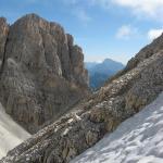 Dolomites - Pale di San Martino - De l\'abri Brunner à l\'abri Fiamme Gialle