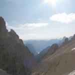 Dolomites - Pale di San Martino - De l\'abri Brunner à l\'abri Fiamme Gialle