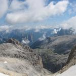 Dolomites - Pale di San Martino - De l\'abri Brunner à l\'abri Fiamme Gialle
