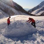 Sortie igloo et ski de rando avec le COC dans le Mercantour les 13 et 14 mars 2010