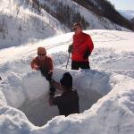 Sortie igloo et ski de rando avec le COC dans le Mercantour les 13 et 14 mars 2010