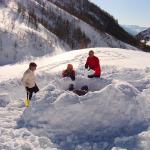 Sortie igloo et ski de rando avec le COC dans le Mercantour les 13 et 14 mars 2010