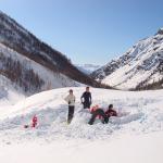 Sortie igloo et ski de rando avec le COC dans le Mercantour les 13 et 14 mars 2010