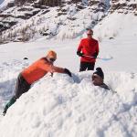 Sortie igloo et ski de rando avec le COC dans le Mercantour les 13 et 14 mars 2010