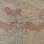 Zimbabwe - Peintures rupestres à Ngomakurira (falaise)