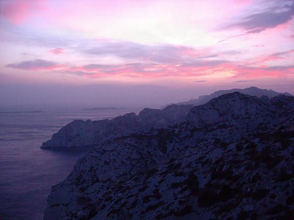 Sortie escalade dans les Calanques en mars 2011