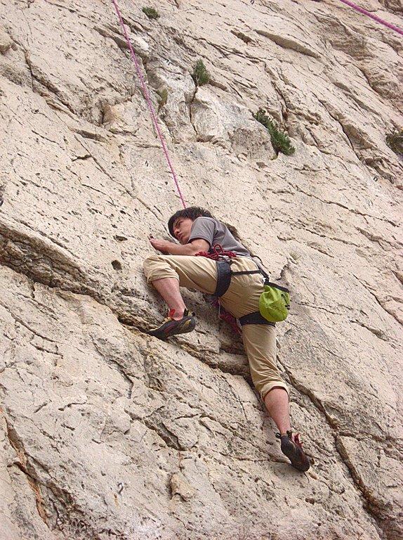 Sortie escalade dans les Calanques en mars 2011