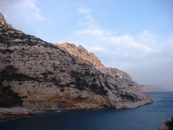 Sortie escalade dans les Calanques en mars 2011