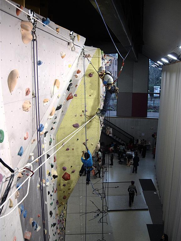 Ateliers grimpe et pont de singe pour le Téléthon 2012