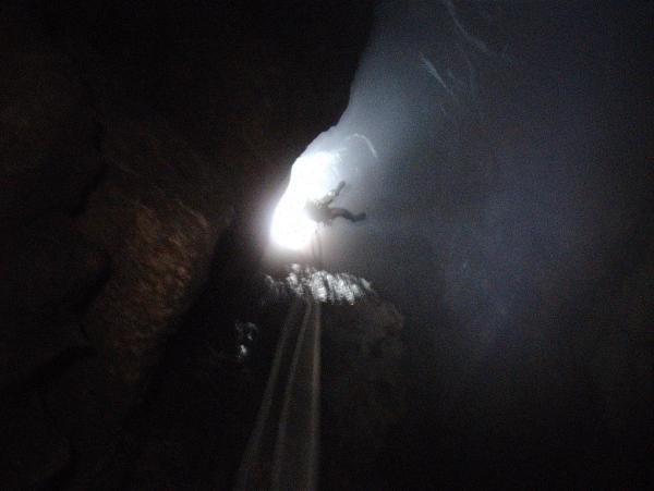 Sortie spéléo dans le Doubs avec l\'AFEGC en janvier 2013 - Gouffre de la Baume des Crêtes
