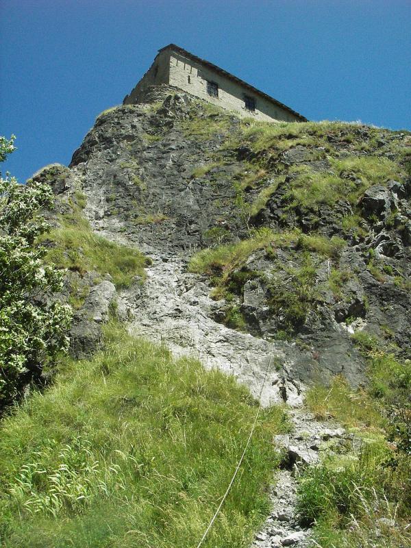 Via ferrata de Chateau Queyras, départ pour Bourg Saint-Maurice