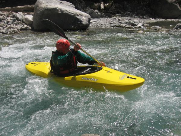 Navigation sur le Guil (photo Florent Mellac)