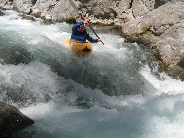 Navigation sur le Guil (photo Florent Mellac)