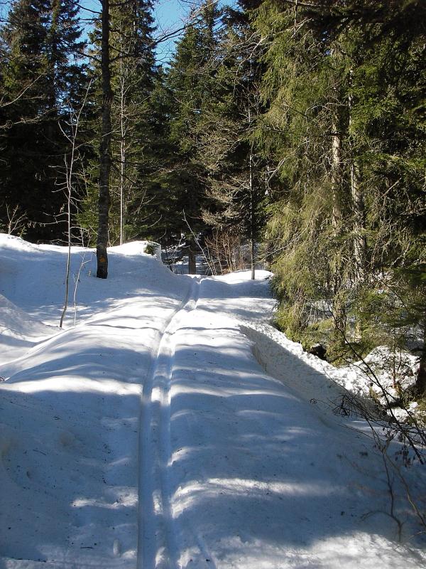 Ski de fond dans le Jura en février 2008 - Autour de la Gèque