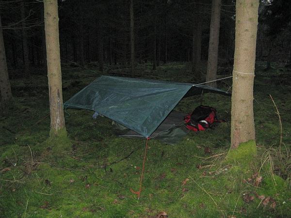 Rando dans le parc du Morvan - bivouac dans la forêt