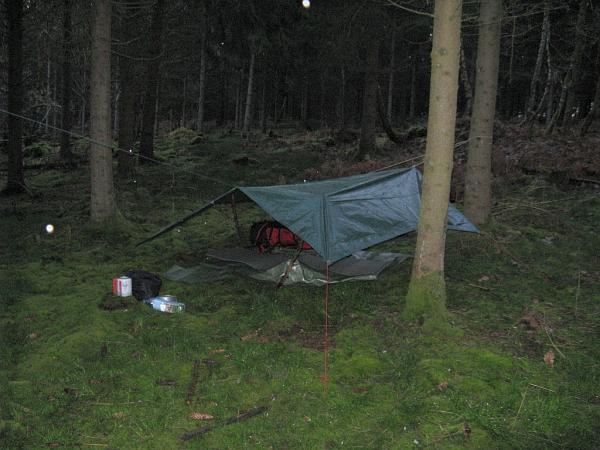 Rando dans le parc du Morvan - bivouac dans la forêt
