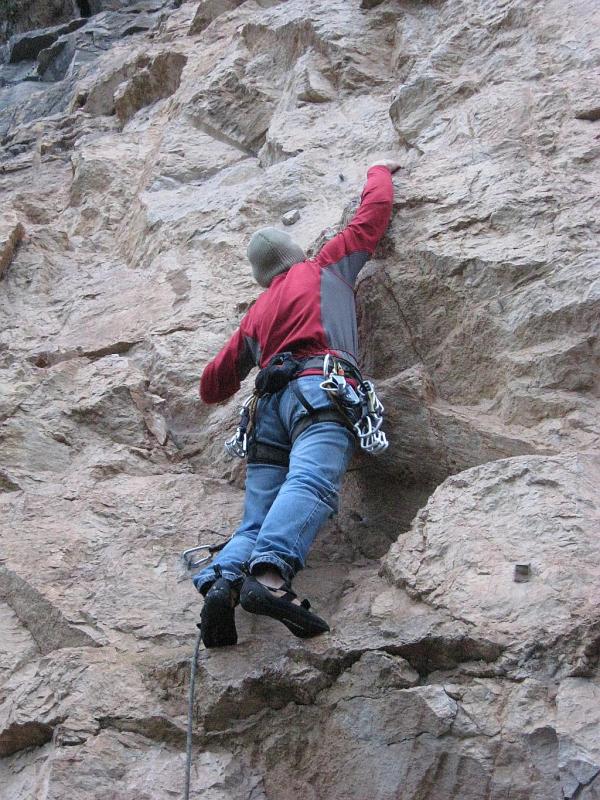 Escalade dans le Lot du 1er au 3 novembre 2008 avec l\'ASE Montagne Escalade