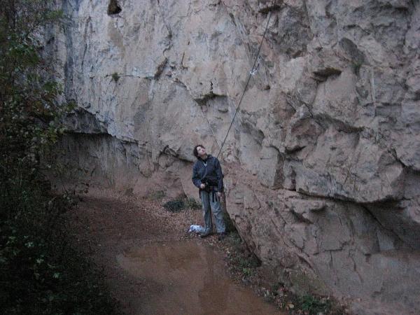 Escalade dans le Lot du 1er au 3 novembre 2008 avec l\'ASE Montagne Escalade