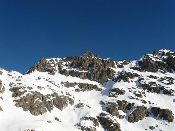 Rando hivernale dans le Mercantour - Du refuge de Valmasque au parking du Countet