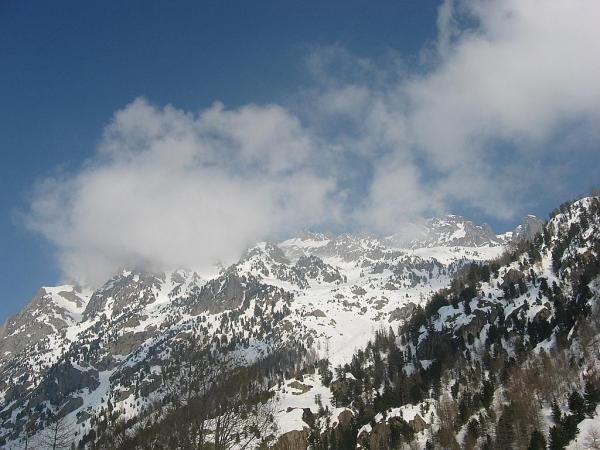 Rando hivernale dans le Mercantour - Du refuge de Valmasque au parking du Countet