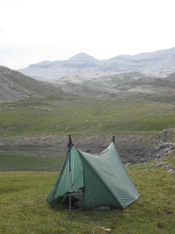Dolomites - Col Bechei Dessora - De Pian de Loa au lac Le Parom