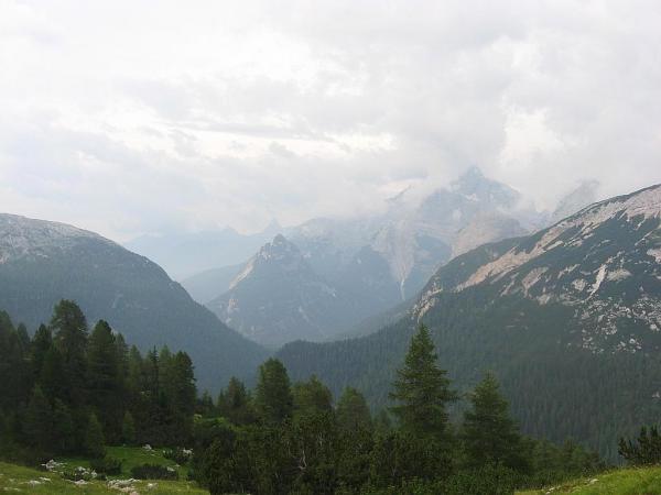 Dolomites - Croda del Becco - Du lac de Rudo à Campo Latino