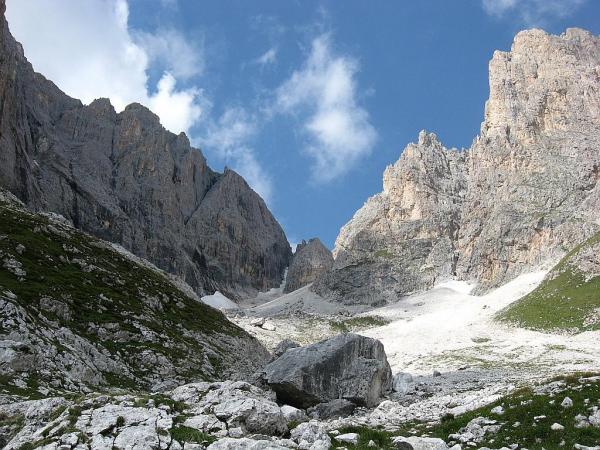 Dolomites - Pale di San Martino - De l\'abri Campigat à l\'abri Brunner