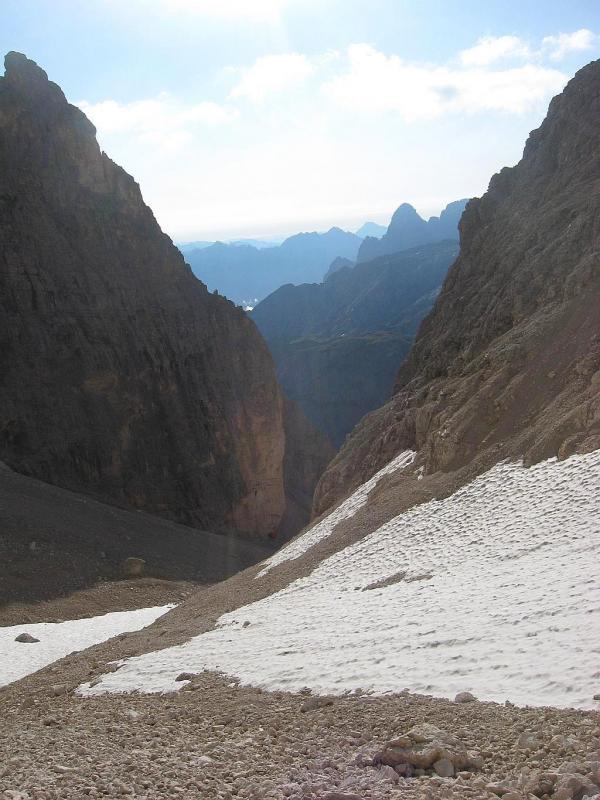 Dolomites - Pale di San Martino - De l\'abri Brunner à l\'abri Fiamme Gialle