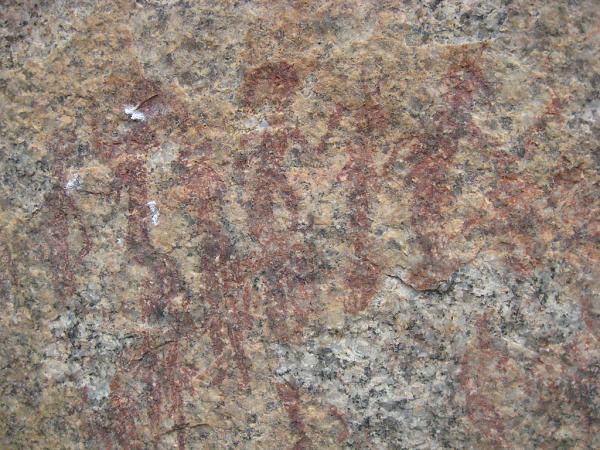 Zimbabwe - Peintures rupestres à Ngomakurira (falaise)